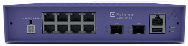 Extreme Networks ExtremeSwitching V300-8P-2X Edge Switch