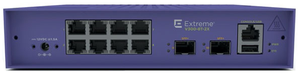 Extreme Networks ExtremeSwitching V300-8T-2X Edge Switch