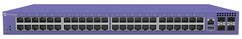 ExtremeSwitching V400-48t 48-port PoE+ Edge Switch