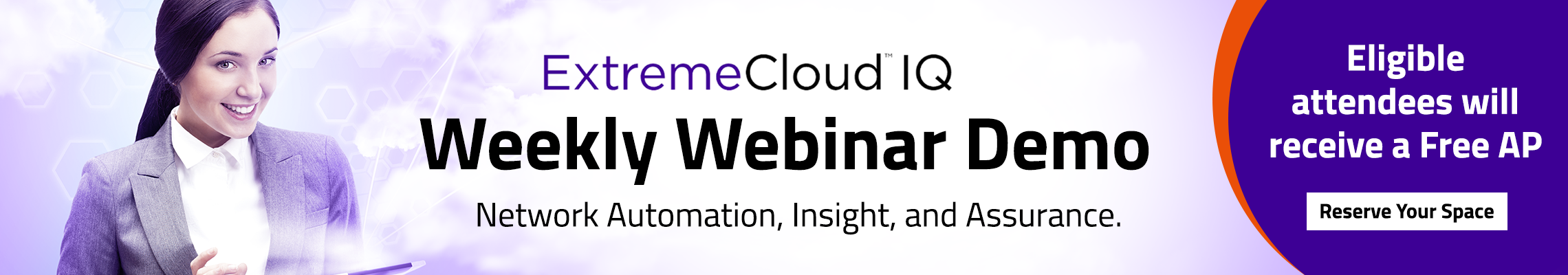 Extreme Networks Demo Webinar Banner