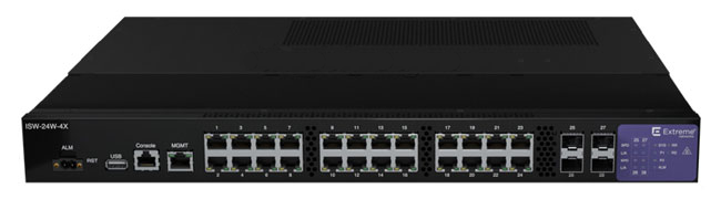 Extreme Networks ISW-28 802.3bt 24GbP 4 SFP+ 1RU (ISW-24W-4X)